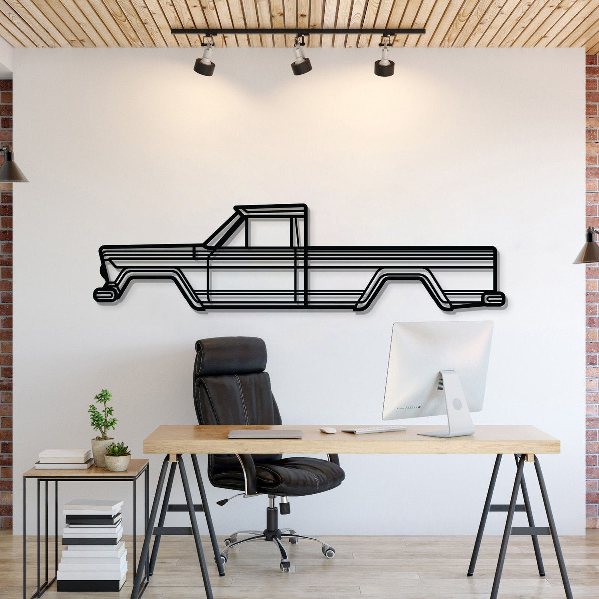 1962 Gladiator SJ Metal Car Wall Art - MT0066