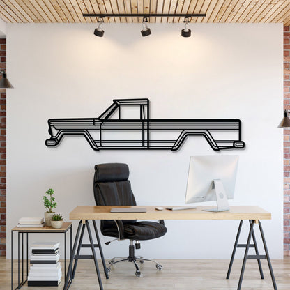 1962 Gladiator SJ Metal Car Wall Art - MT0066