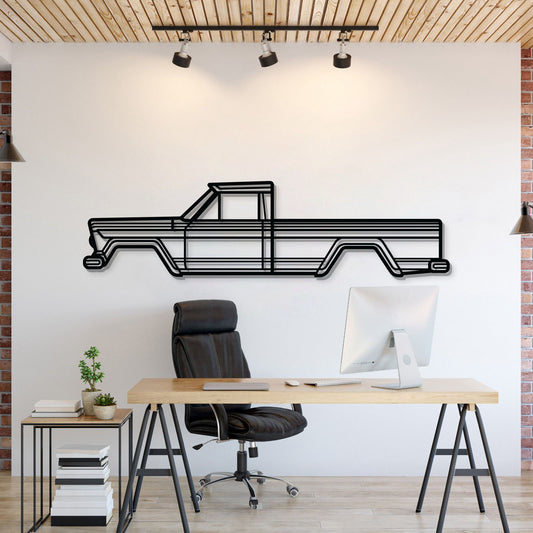 1962 Gladiator SJ Metal Car Wall Art - MT0066