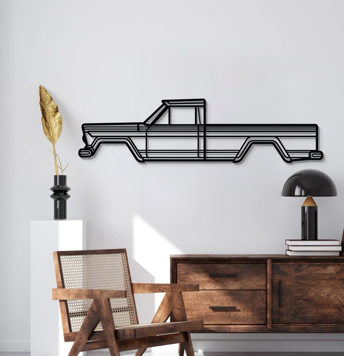 1962 Gladiator SJ Metal Car Wall Art - MT0066