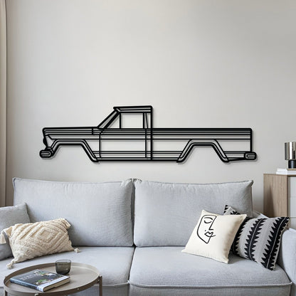 1962 Gladiator SJ Metal Car Wall Art - MT0066