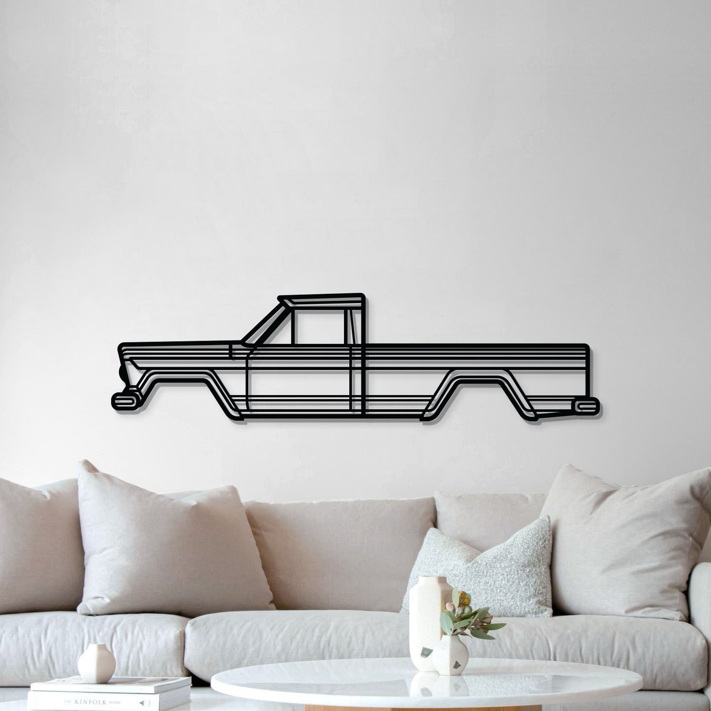 1962 Gladiator SJ Metal Car Wall Art - MT0066