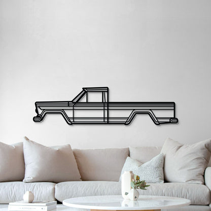 1962 Gladiator SJ Metal Car Wall Art - MT0066