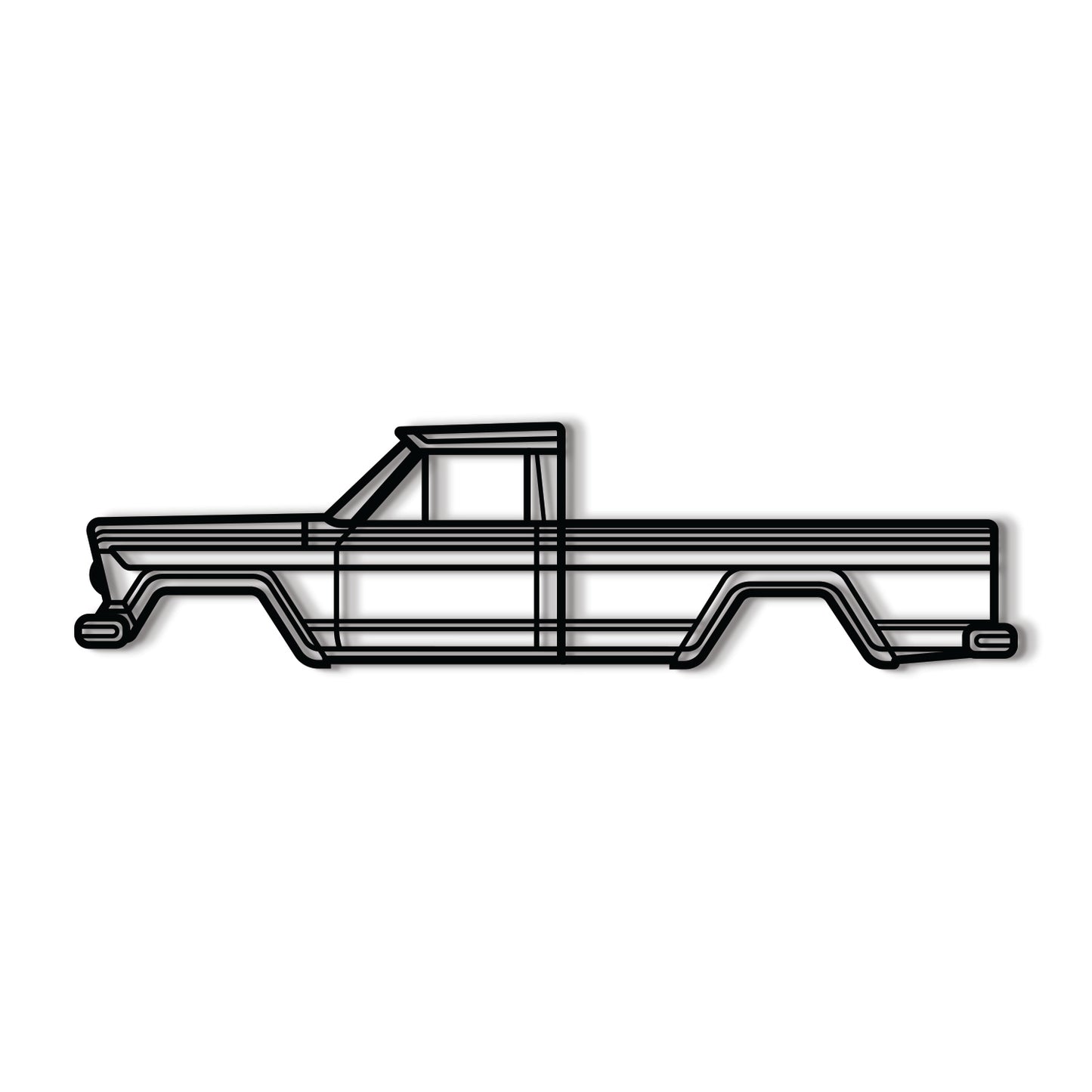 1962 Gladiator SJ Metal Car Wall Art - MT0066