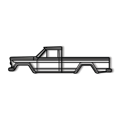 1962 Gladiator SJ Metal Car Wall Art - MT0066