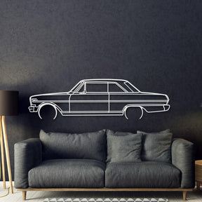 1964 Nova Metal Car Wall Art - MT0071