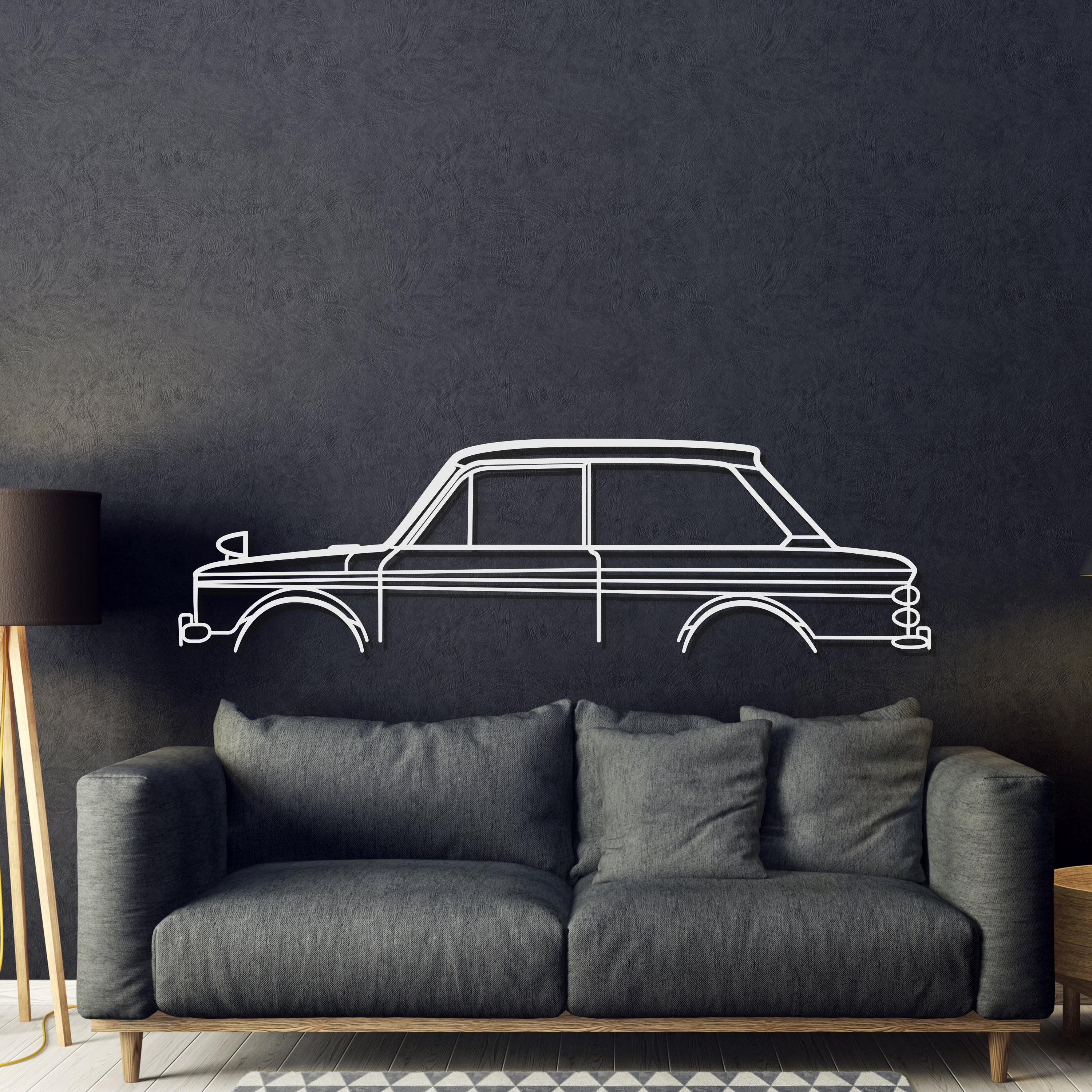 1966 Imp Metal Car Wall Art - MT0087