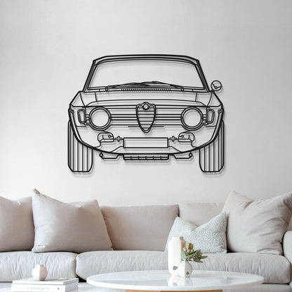 Add bold character to your garage or office through the detailed front design of the 1967 Alfa Romeo Giulia