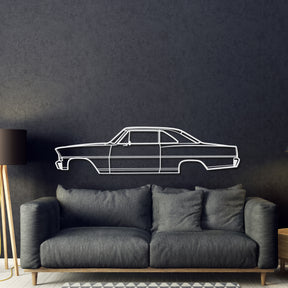 1967 Nova Metal Car Wall Art - MT0102