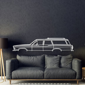 1967 Country Squire Metal Car Wall Art - MT0096