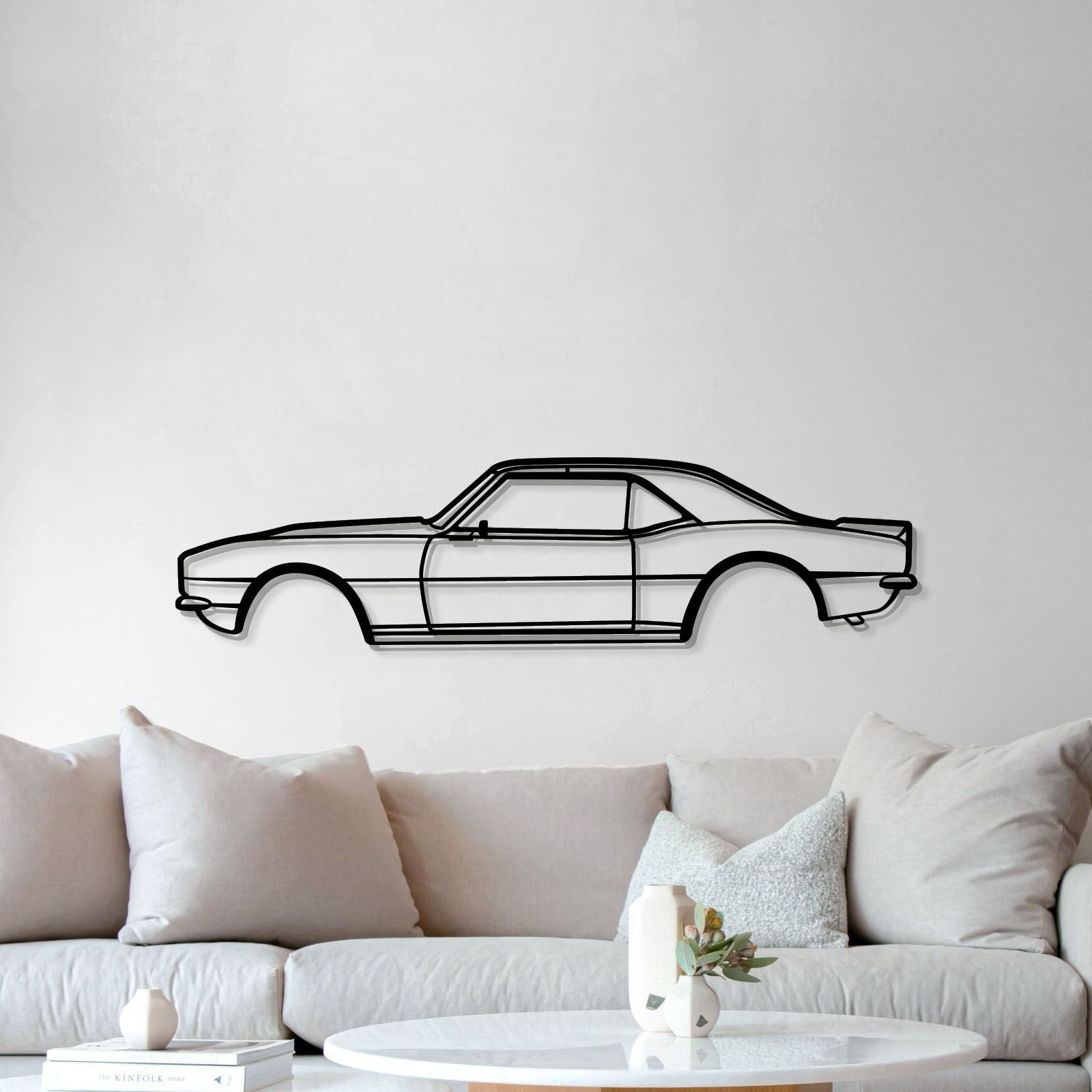 1968 Camaro Metal Car Wall Art - MT0106