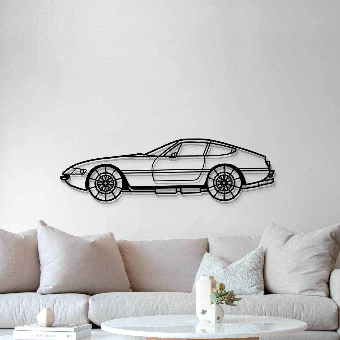 1968 365 GTB4 Metall Auto Wandbild - MT0104