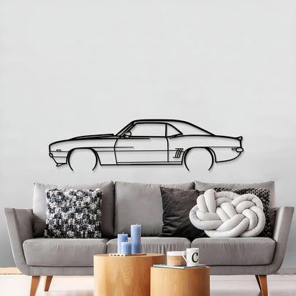 Bring classic muscle car style home with the 1969 Chevrolet Camaro rendered in metal