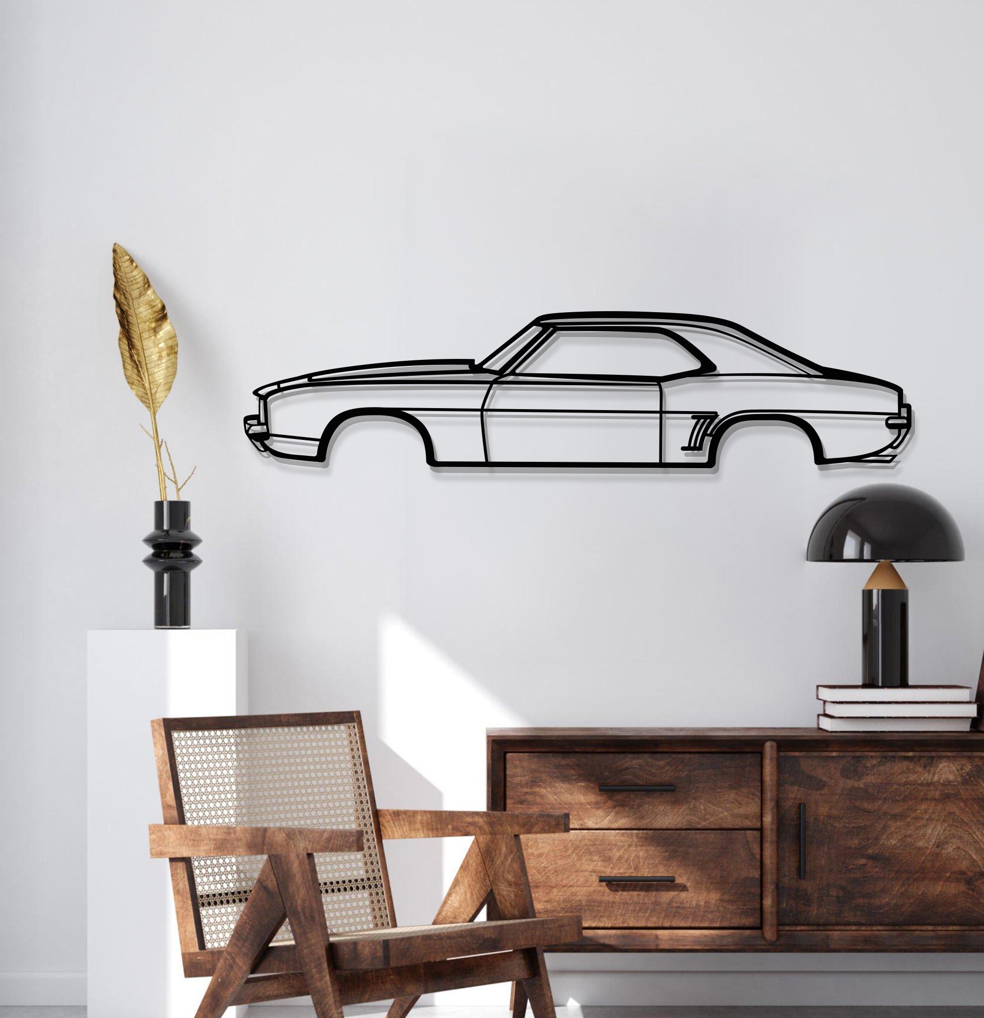 1969 Camaro SS Metal Car Wall Art - MT0117