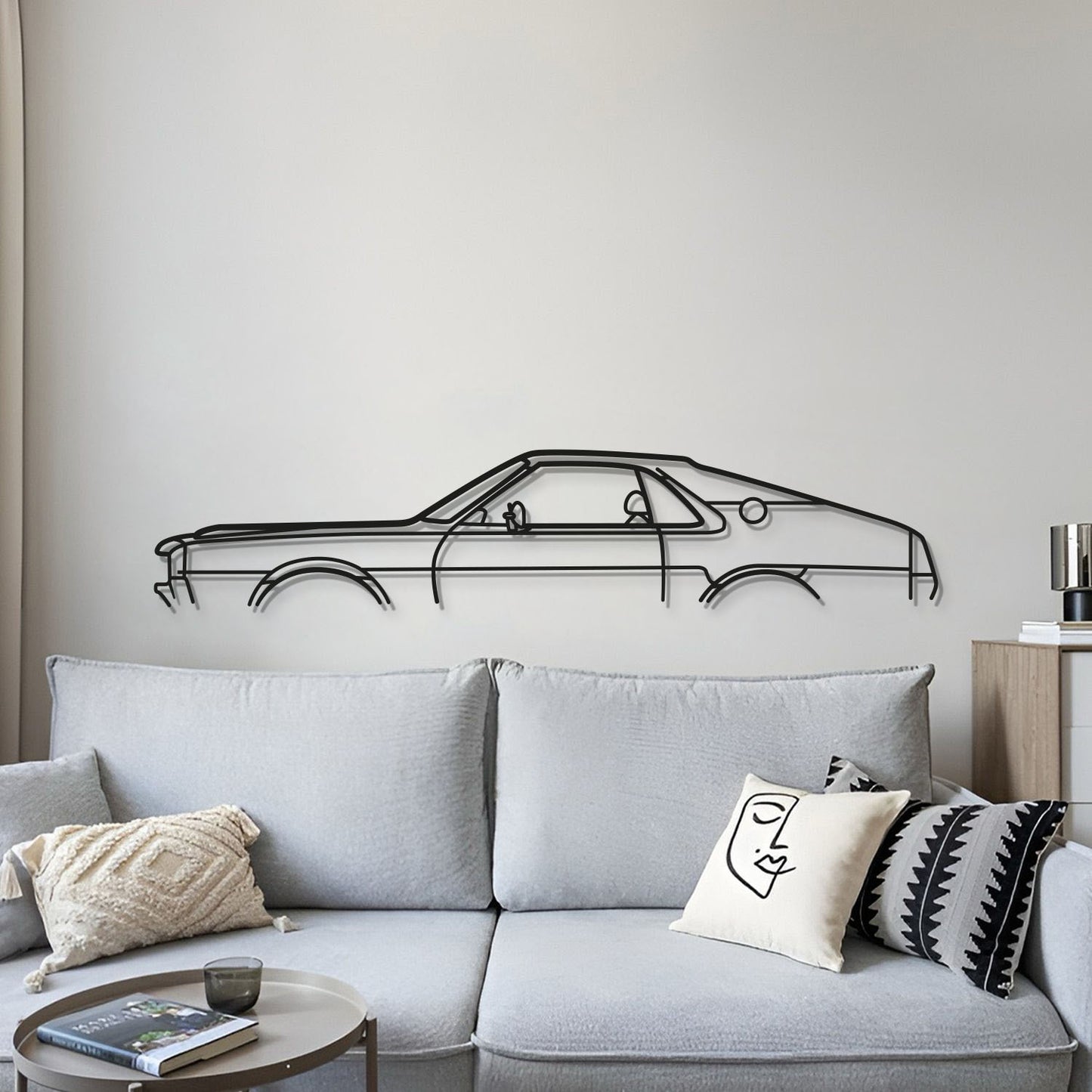 Bring 1970’s automotive heritage home through the handcrafted silhouette of the AMC AMX