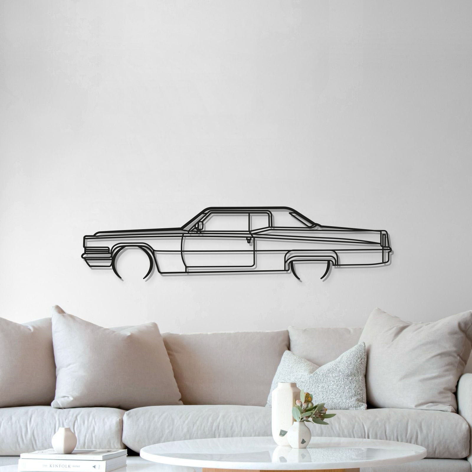 1970 Deville Metal Car Wall Art - MT0133