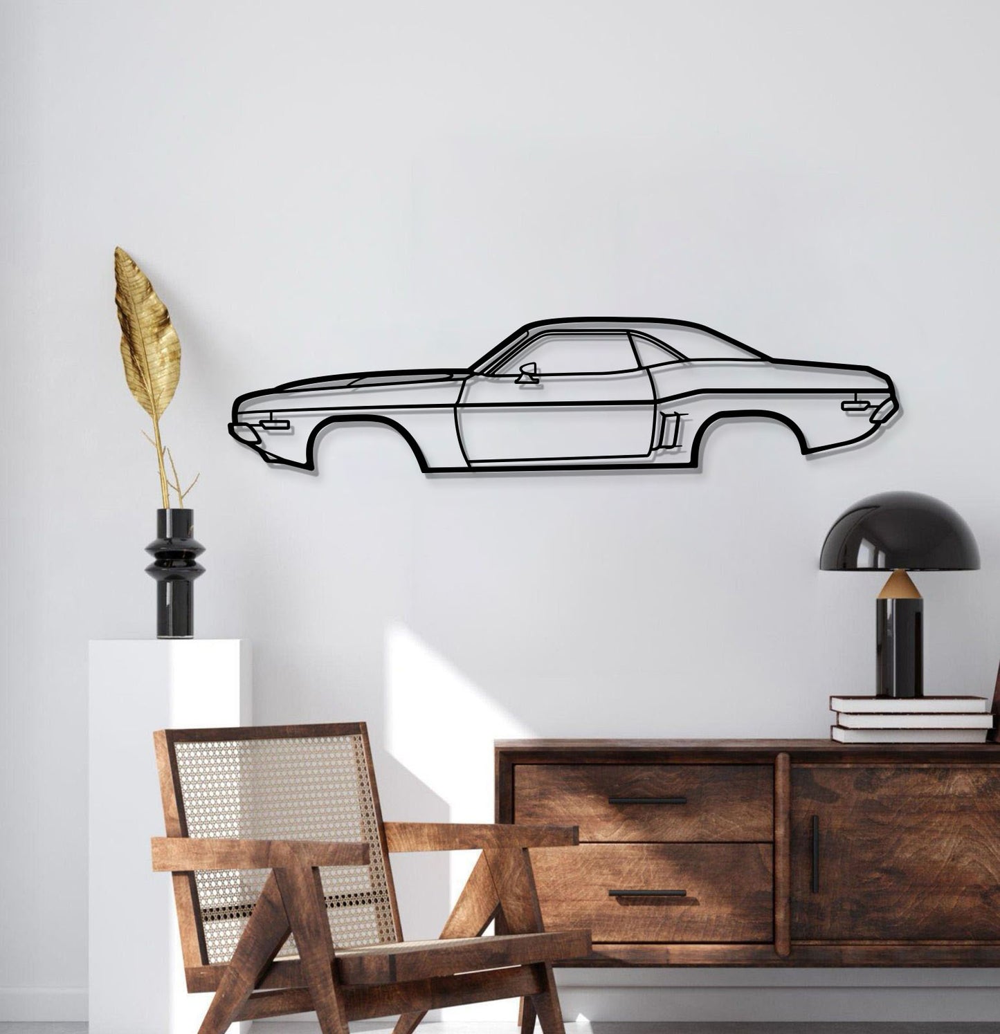 1970 Challenger R/T Metal Car Wall Art - MT0128