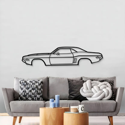 1970 Challenger R/T Metal Car Wall Art - MT0128