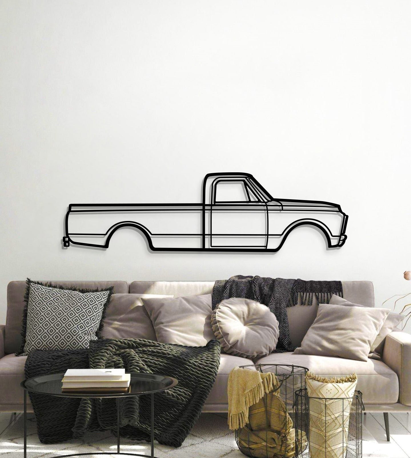 1970 GMC 3500 V8 Metal Wall Art Perfect Gift For Truck Collectors