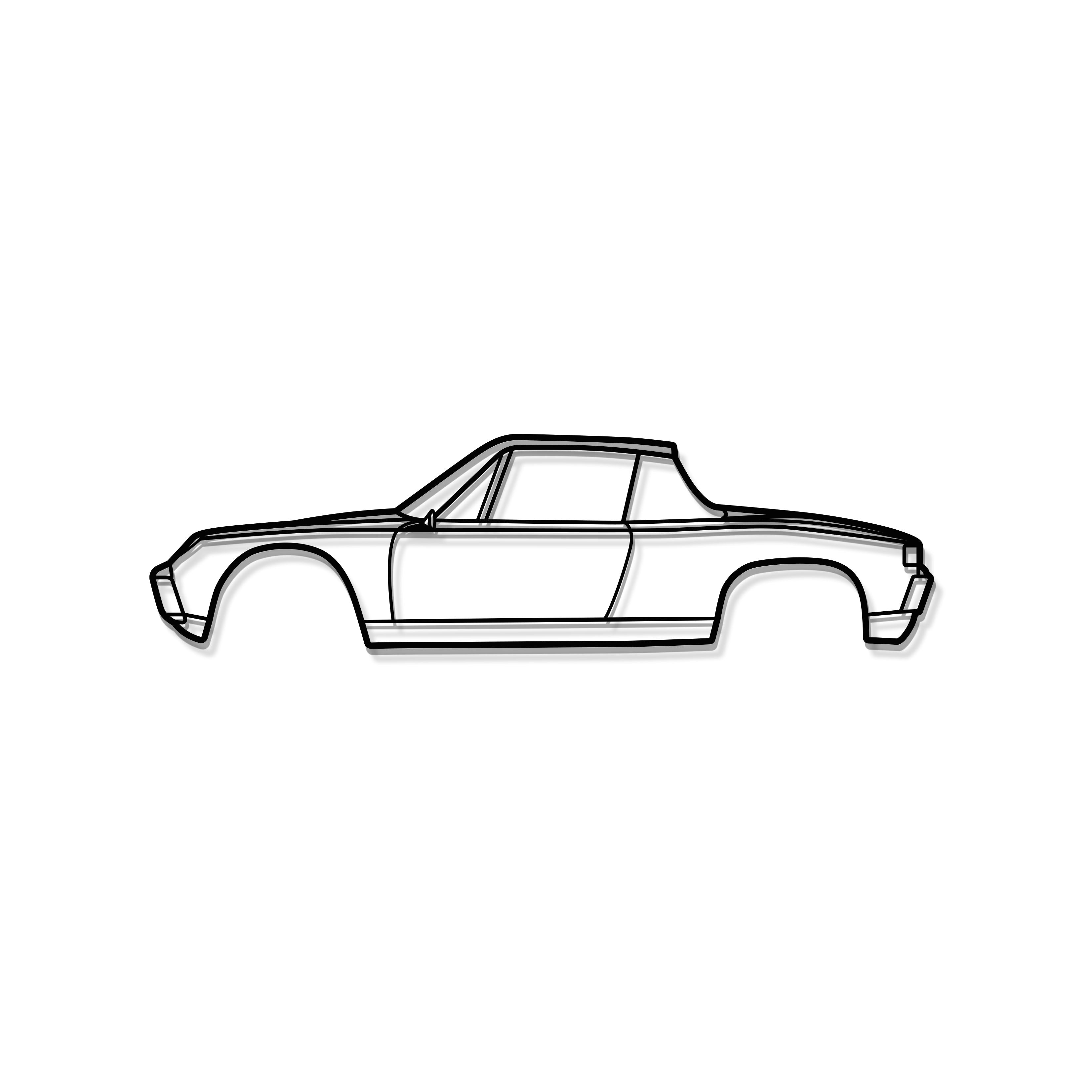 Metal Car Wall Art - MT0880