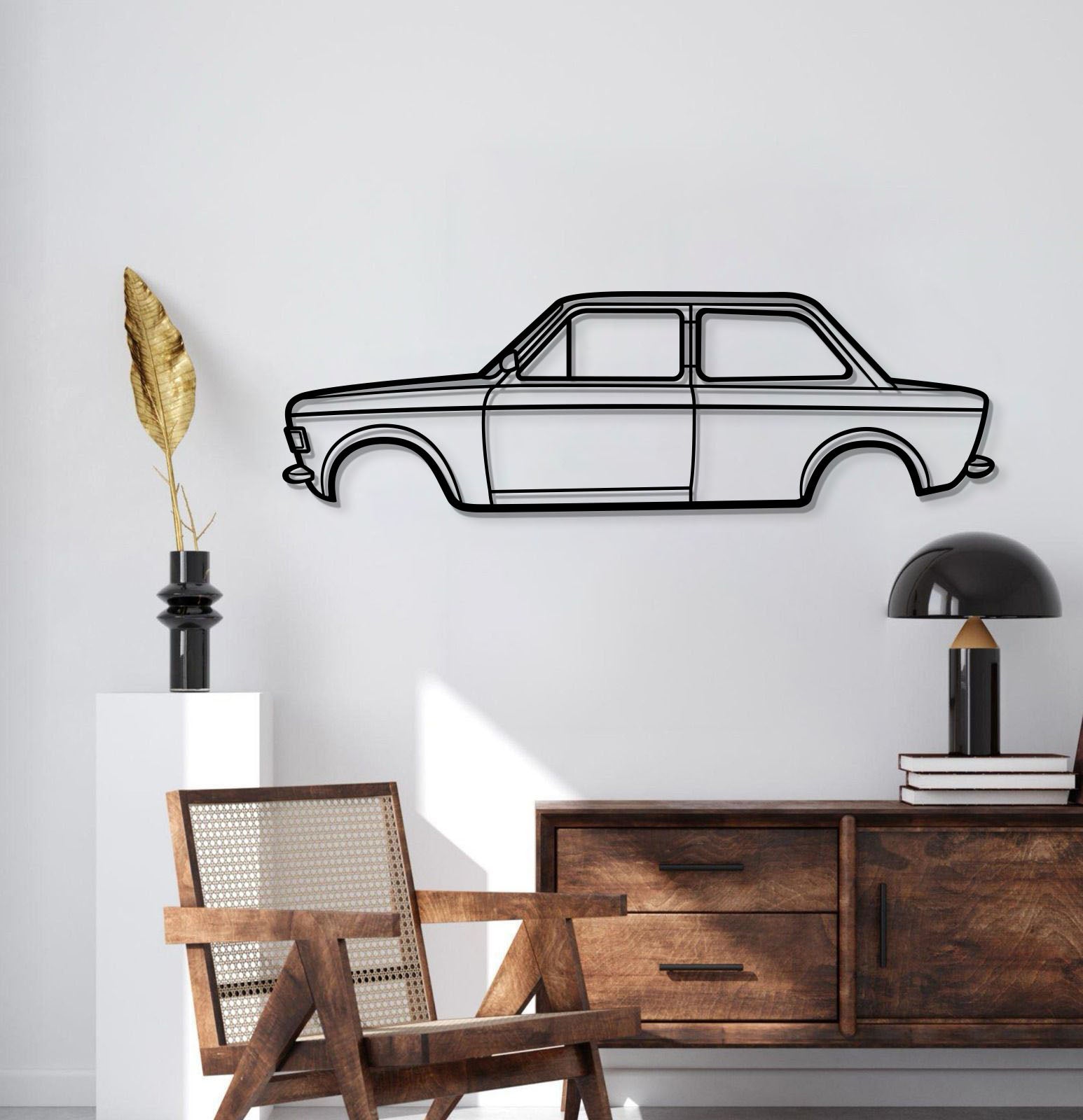 1971 128 Metal Car Wall Art - MT0178