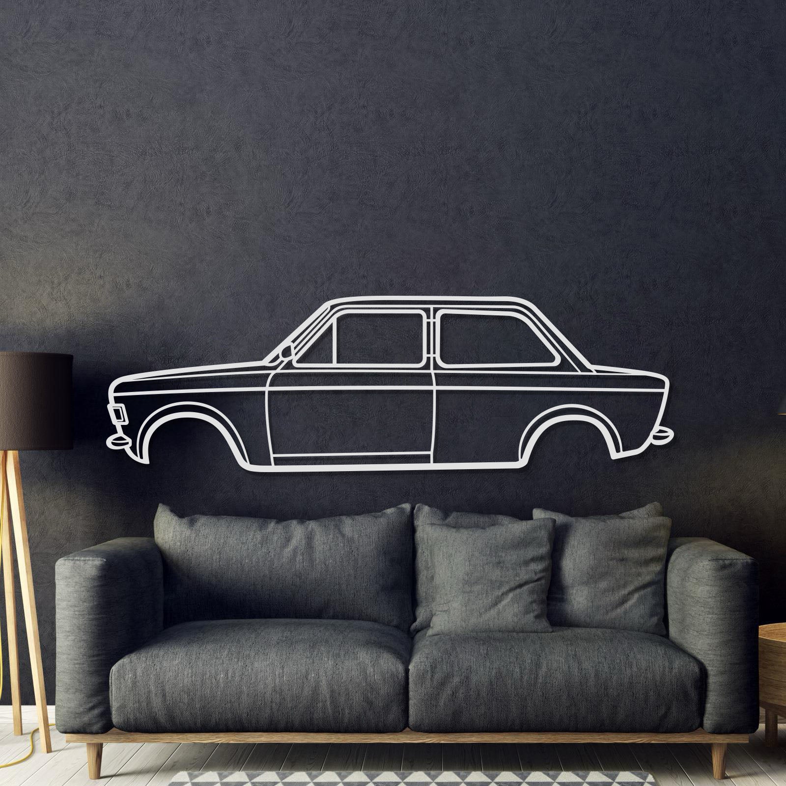 1971 128 Metal Car Wall Art - MT0178