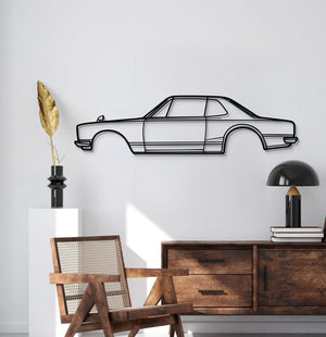 1971 Skyline 2000GT-R Metal Car Wall Art - MT0143