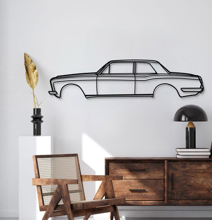 1971 Corniche Metallauto Wandkunst - MT0139