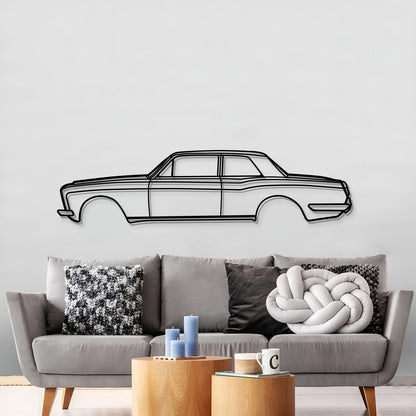 1971 Corniche Metallauto Wandkunst - MT0139