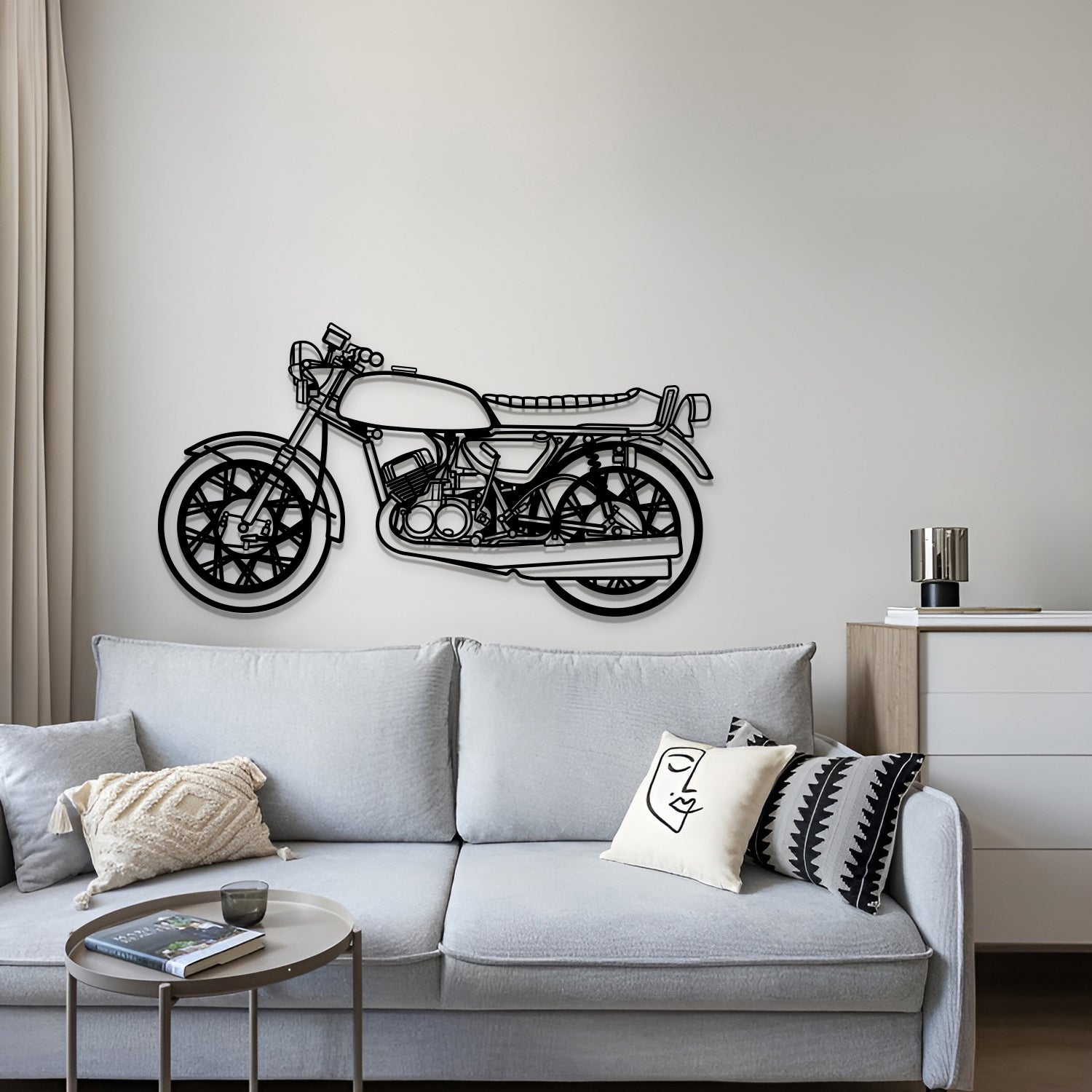 1972 500 Metal Motorcycle Wall Art - MT1402