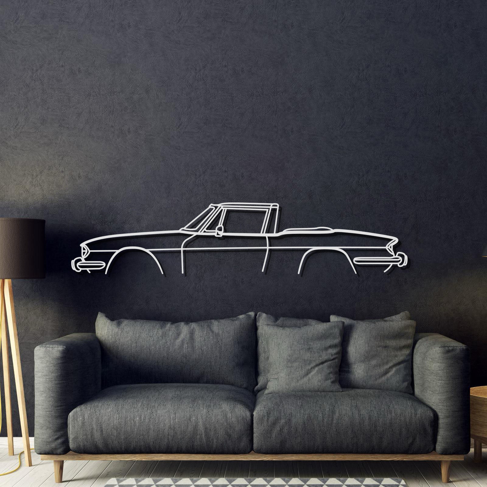 1972 Stag Metal Car Wall Art - MT0151