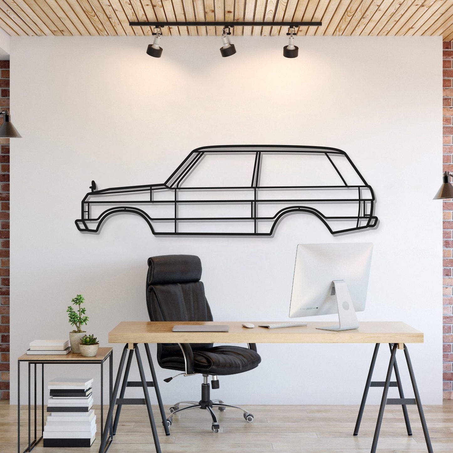 1973 Range Rover Metall Auto Wandkunst - MT0157