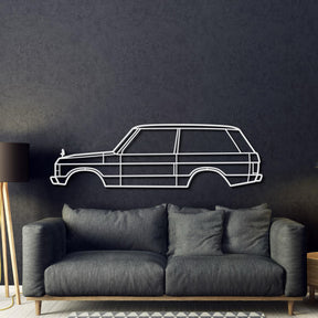 1973 Range Rover Metal Car Wall Art - MT0157