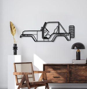 1976 CJ5 Renegade Metal Car Wall Art - MT0170