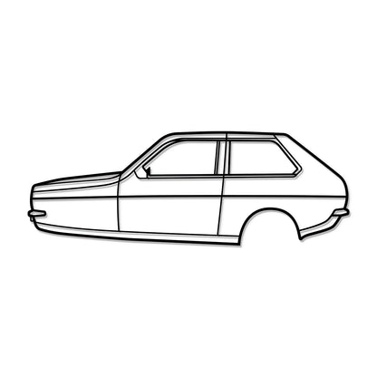 1977 Reliant Robin (MK1) Metal Car Wall Art - MT0176