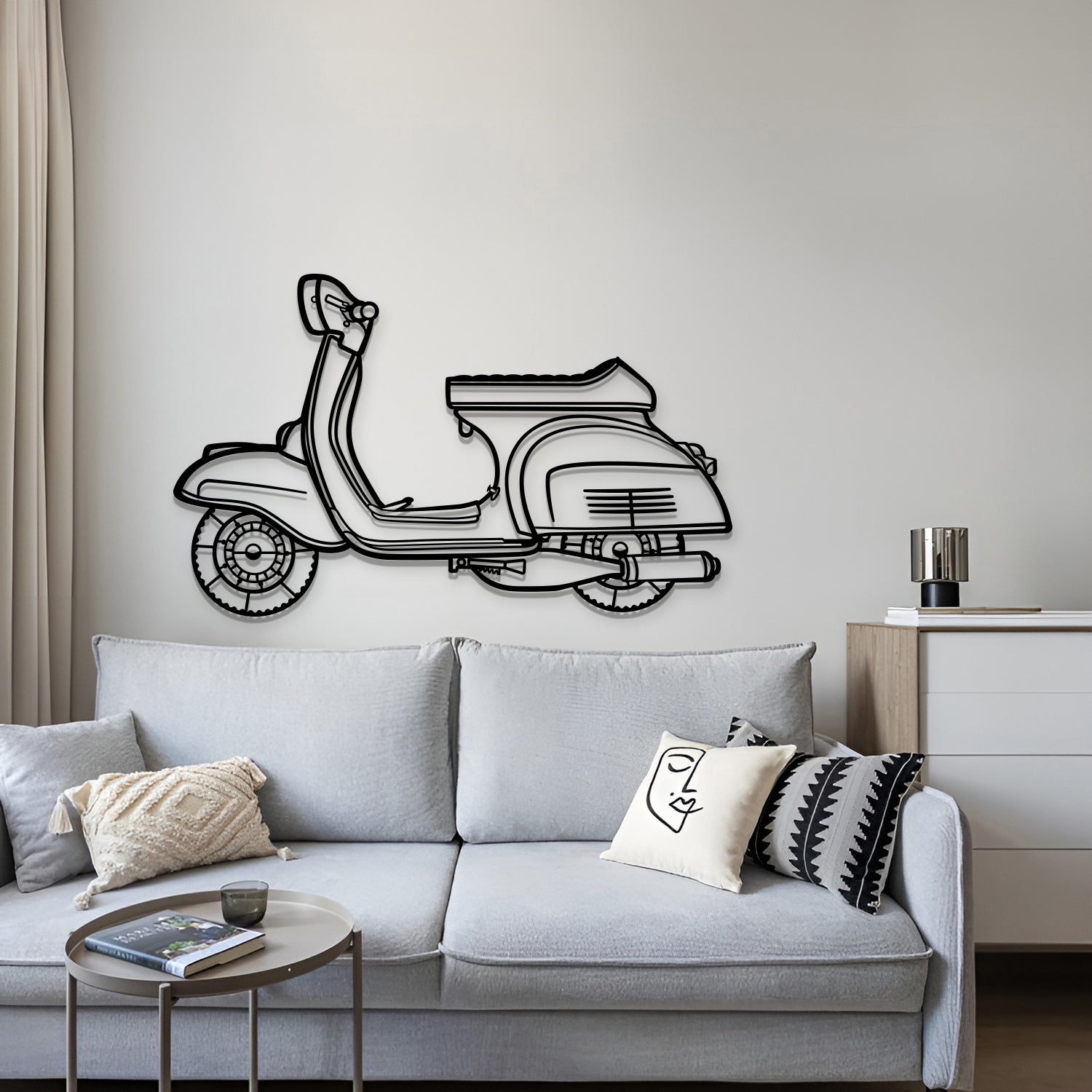 1977 Rally 200 Metal Motorcycle Wall Art - MT1418