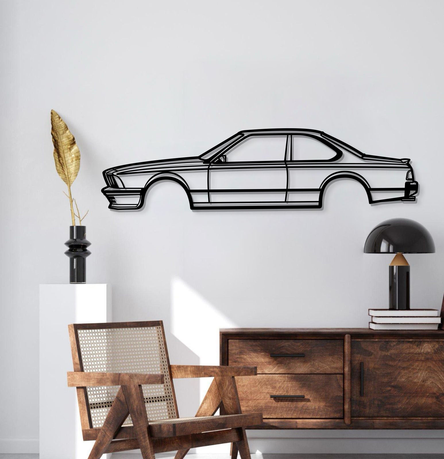 1978 635 CSI Metal Car Wall Art - MT0179