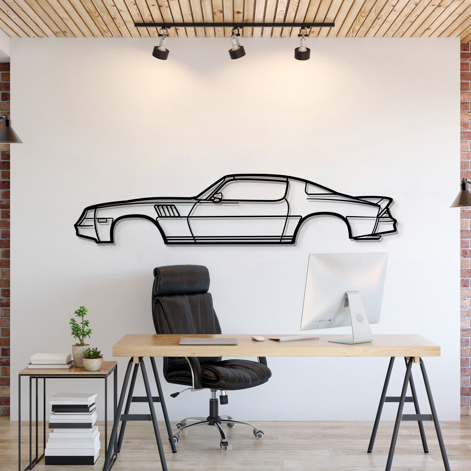 1978 Camaro Z28 Metal Car Wall Art - MT0181