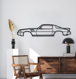 Camaro Z28 (1978) laser‑cut metal wall décor – vintage American sports coupe profile