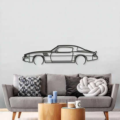1978 Chevrolet Camaro Z28 Detailed Metal Wall Sculpture Decoration