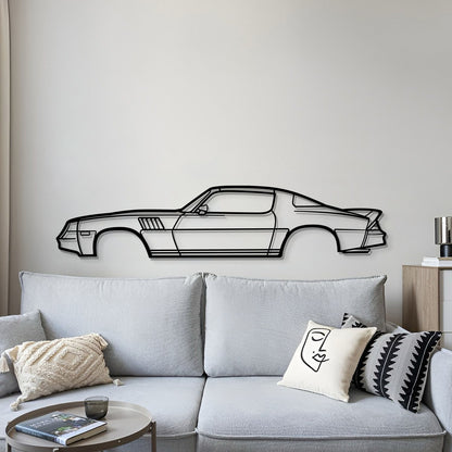 Chevrolet Camaro Z28 1978 metal wall sculpture – collector edition muscle car decor