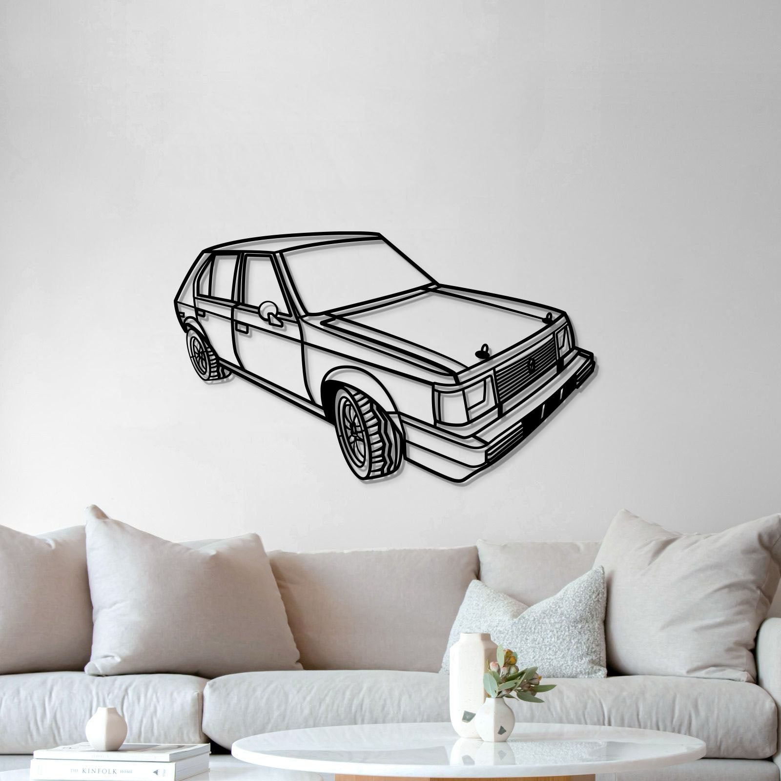 1980 Horizon Perspective Metal Car Wall Art - MT1182