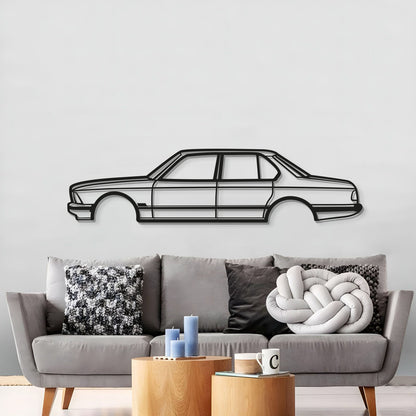 1981 7er Serie E23 Metall Auto Wandkunst - MT0193