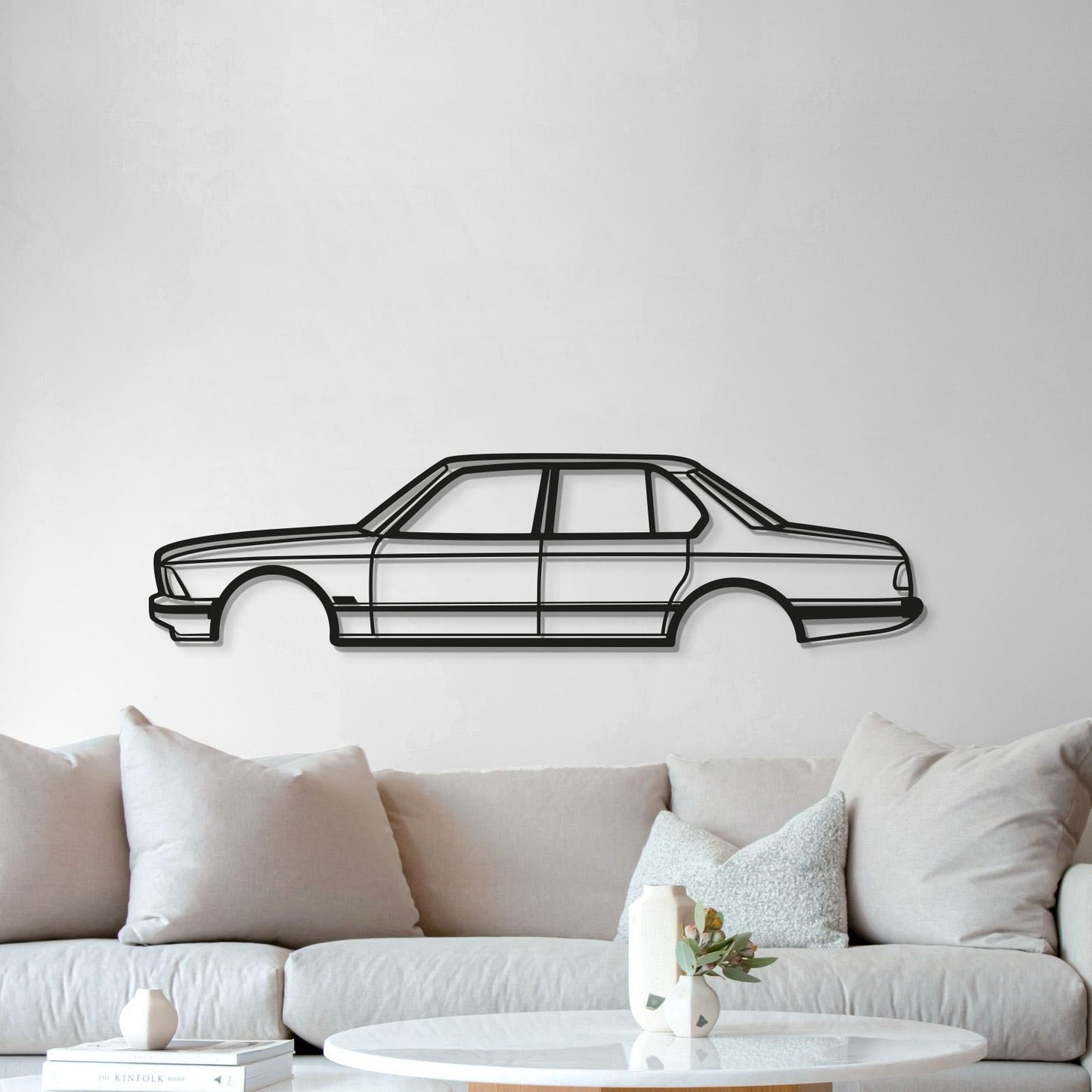 1981 7er Serie E23 Metall Auto Wandkunst - MT0193