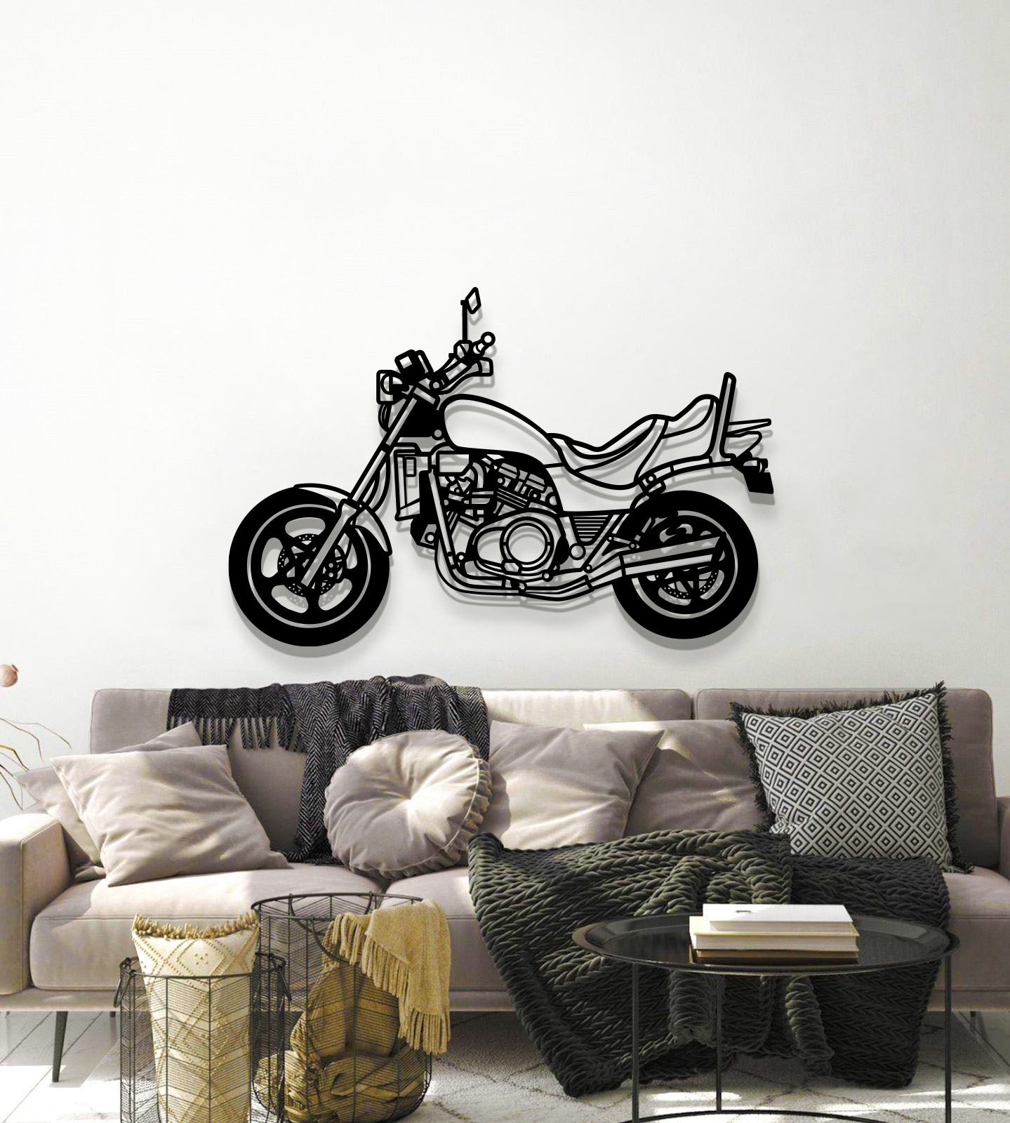 1983 V65 Magna Metal Motorcycle Wall Art - MT1395