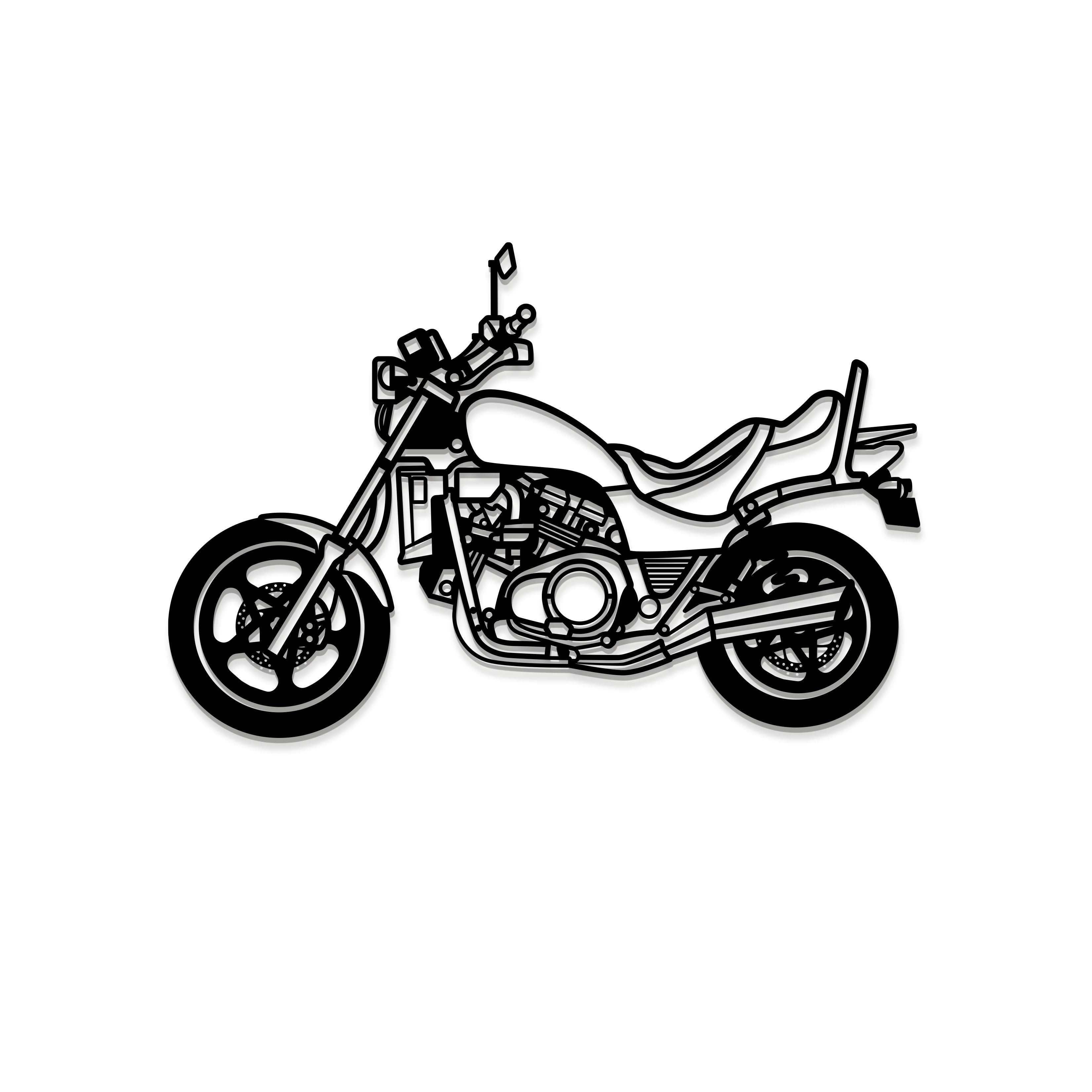 1983 V65 Magna Metal Motorcycle Wall Art - MT1395