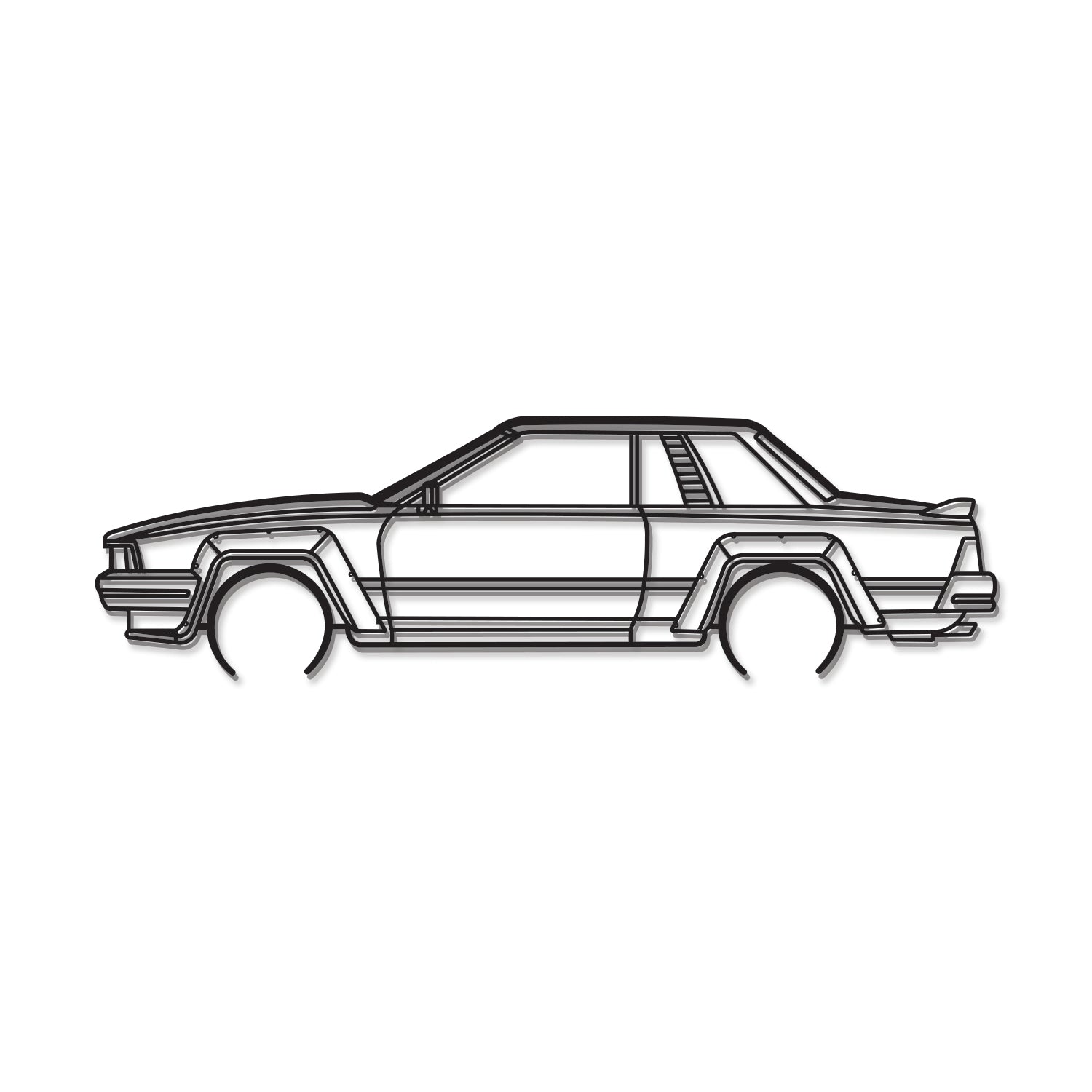 1983 240 RS Metal Car Wall Art - MT0194