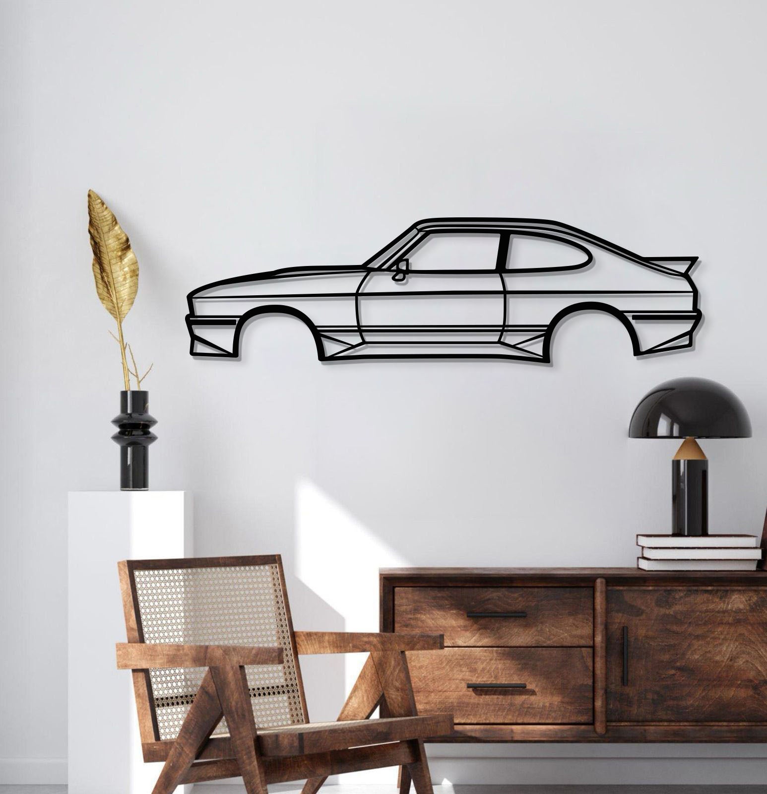 1985 Tickford Capri Metal Car Wall Art - MT0205