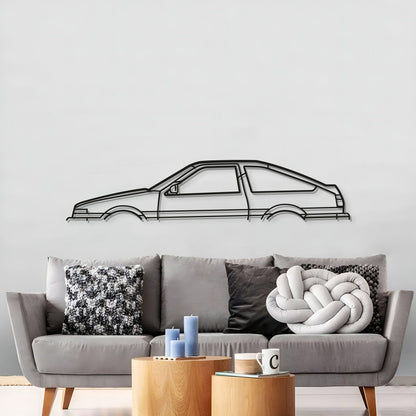 Large 1985 Toyota Corolla AE86 Wall Art For Garage Or Man Cave
