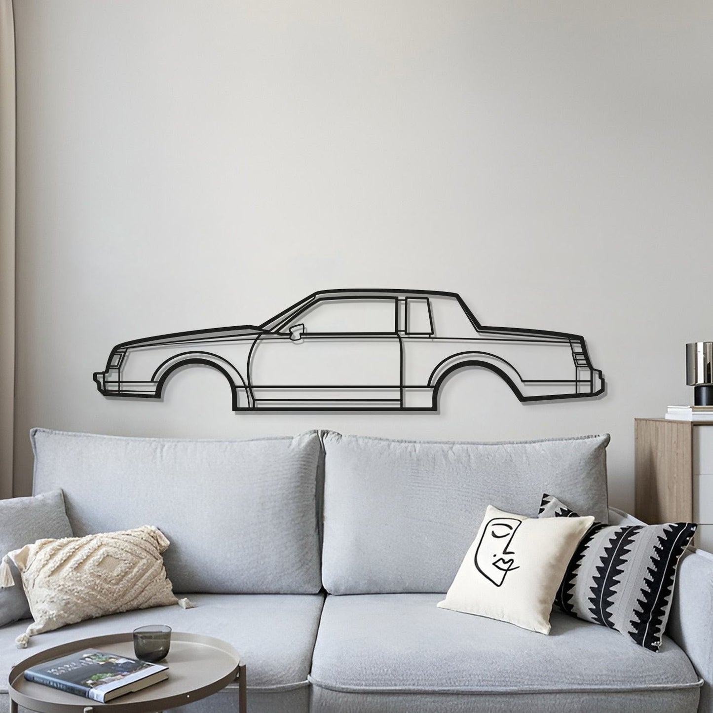 Buick Regal Coupe 1986 metal wall sculpture – collector edition automotive art